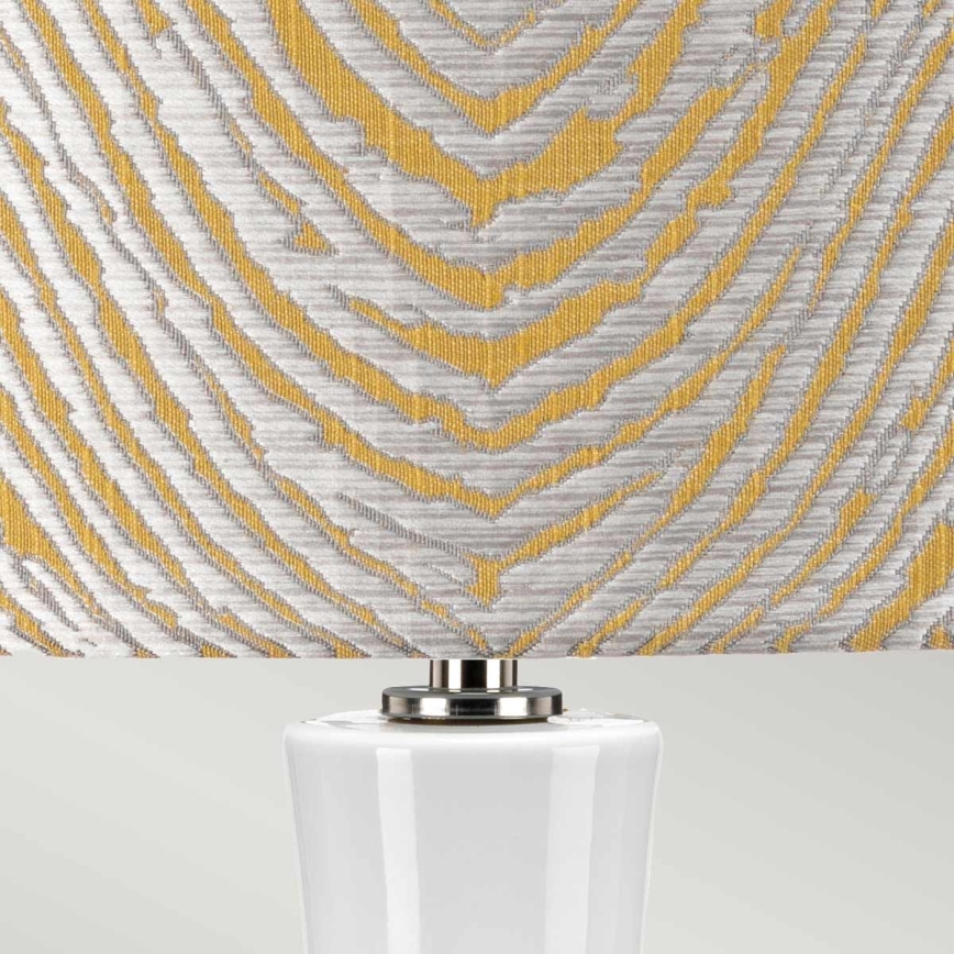 Elstead - Lampa stołowa MILO 1xE27/60W/230V szary/złoty
