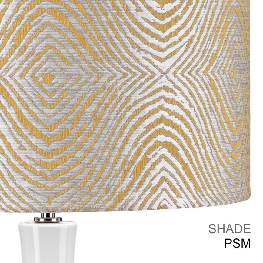 Elstead - Lampa stołowa MILO 1xE27/60W/230V szary/złoty