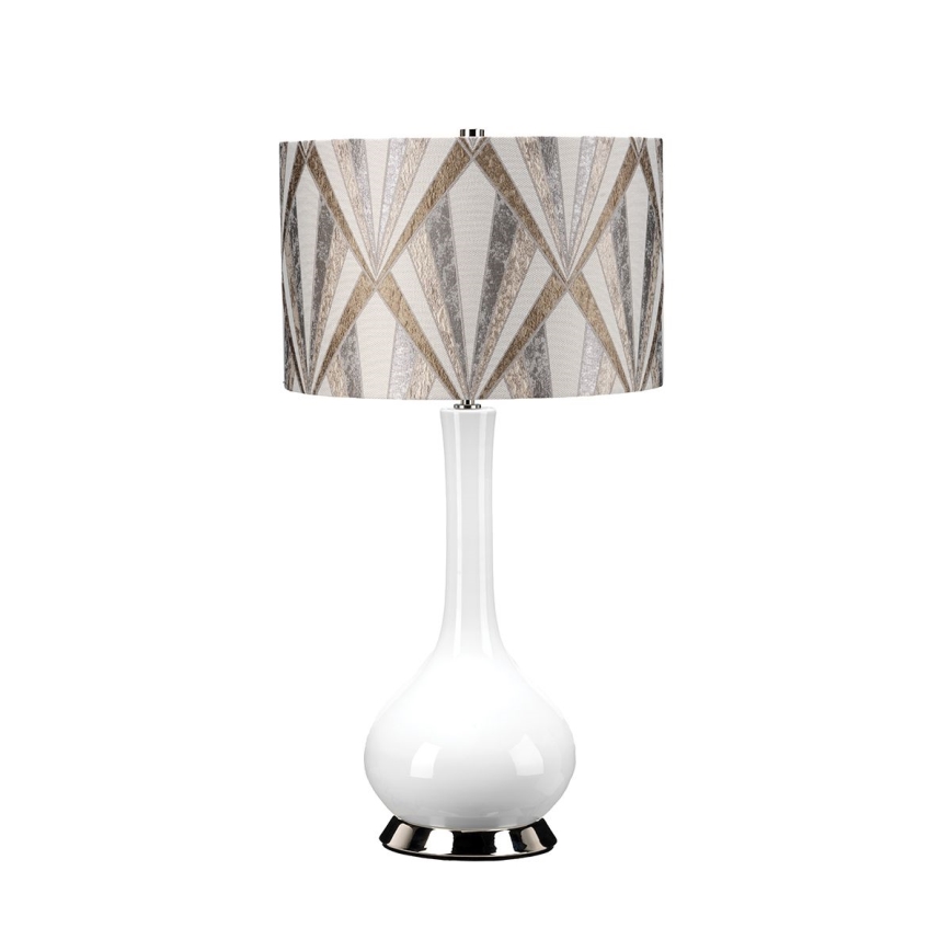 Elstead - Lampa stołowa MILO 1xE27/60W/230V szary/brązowy