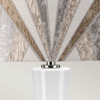 Elstead - Lampa stołowa MILO 1xE27/60W/230V szary/brązowy