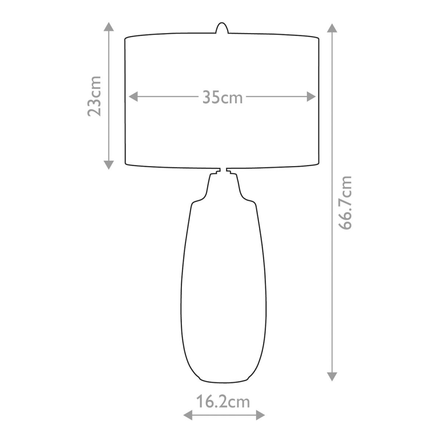 Elstead - Lampa stołowa NEWHAM 1xE27/60W/230V