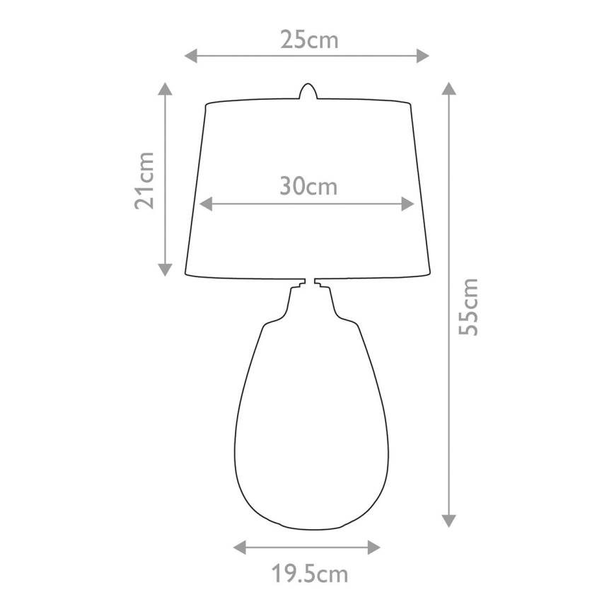 Elstead - Lampa stołowa NEWHAM 1xE27/60W/230V