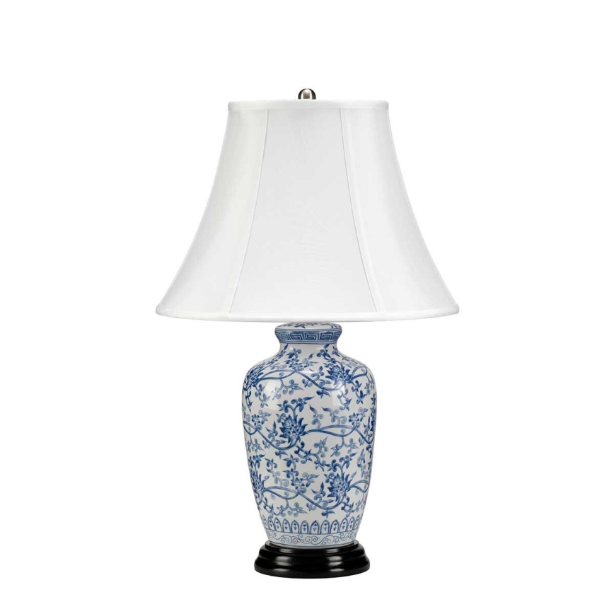Elstead - Lampa stołowa NIEBIESKI GINGER JAR 1xE27/60W/230V