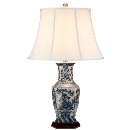 Elstead - Lampa stołowa NIEBIESKI HEX 1xE27/60W/230V