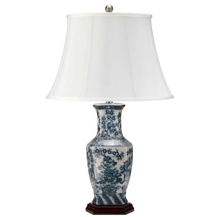 Elstead - Lampa stołowa NIEBIESKI HEX 1xE27/60W/230V