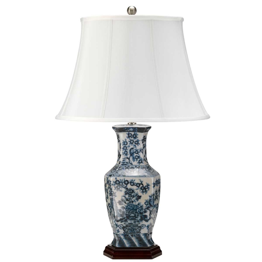 Elstead - Lampa stołowa NIEBIESKI HEX 1xE27/60W/230V