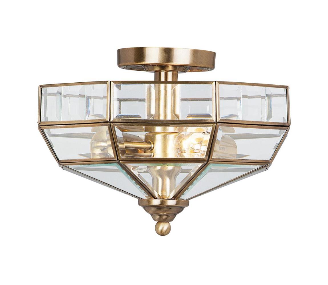 Elstead OLD-PARK-AB - Lampa sufitowa OLD PARK 2xE27/60W/230V mosiądz