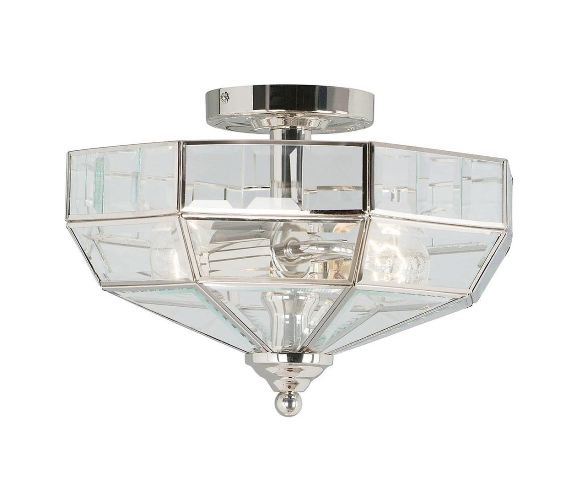 Elstead OLD-PARK-PN -  Lampa sufitowa OLD PARK 2xE27/60W/230V chrom błyszczący