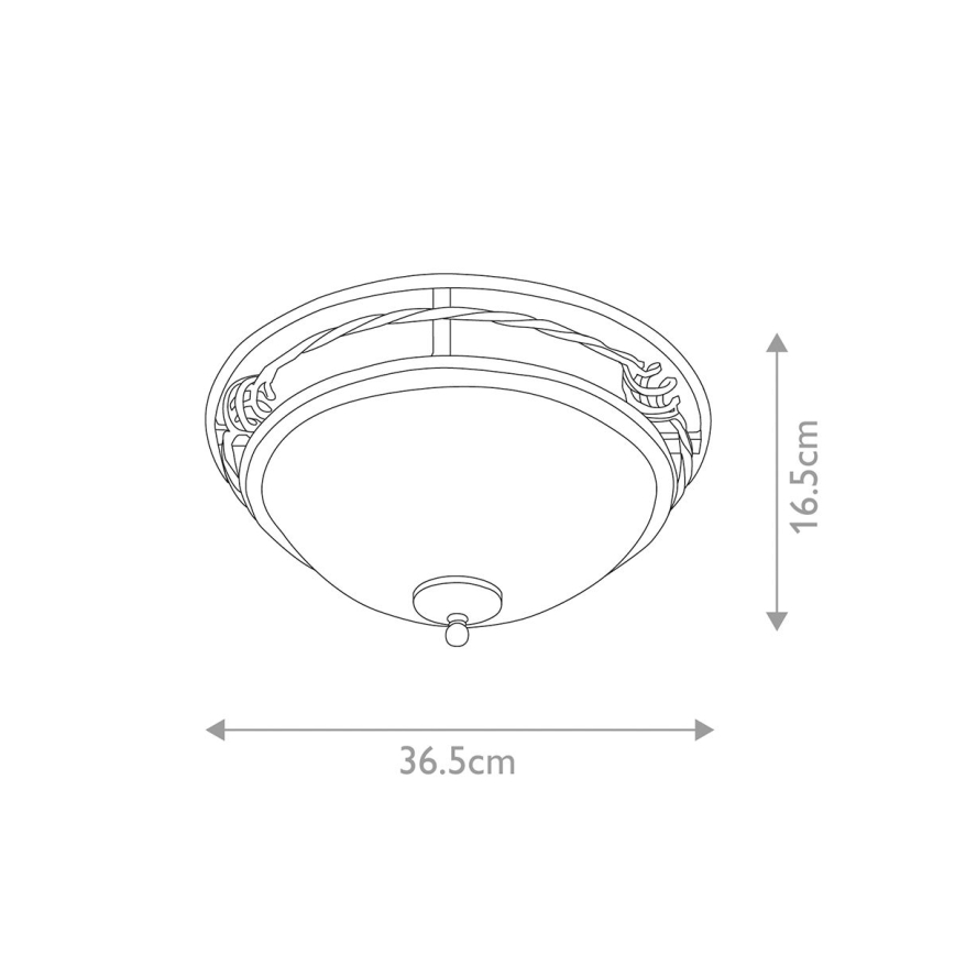 Elstead - Lampa sufitowa PEMBROKE 2xE27/60W/230V