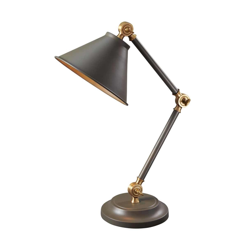 Elstead - Lampa stołowa PROVENCE ELEMENT 1xE27/60W/230V szary