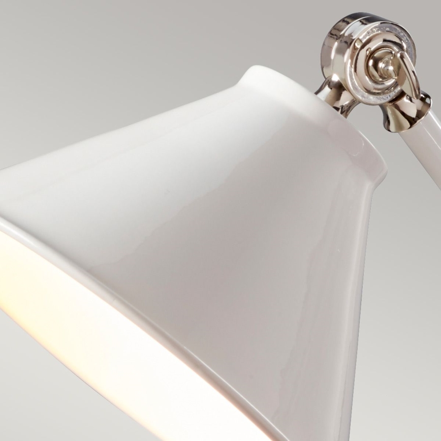 Elstead - Lampa stołowa PROVENCE ELEMENT 1xE27/60W/230V biały