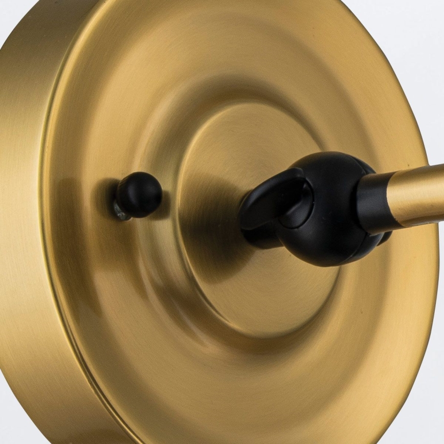 Elstead PV1-AB-MB - Kinkiet PROVENCE 1xE27/60W/230V złoty/czarny