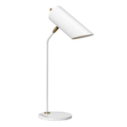 Elstead QUINTO-TL-WAB - Lampka stołowa QUINTO 1xE27/8W/230V biały