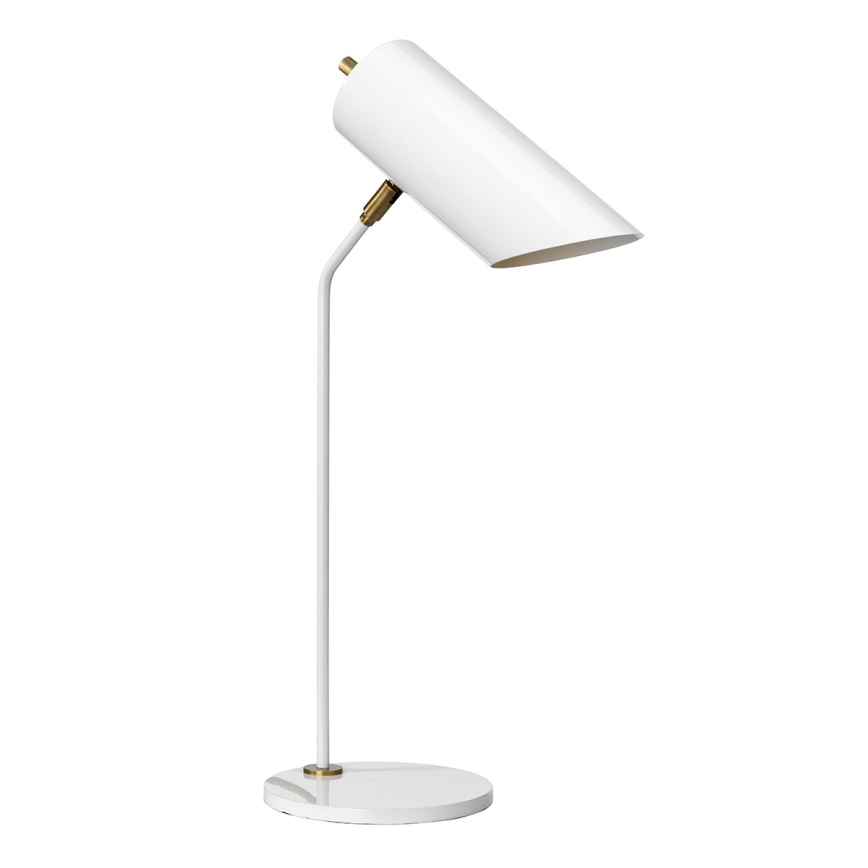 Elstead QUINTO-TL-WAB - Lampka stołowa QUINTO 1xE27/8W/230V biały
