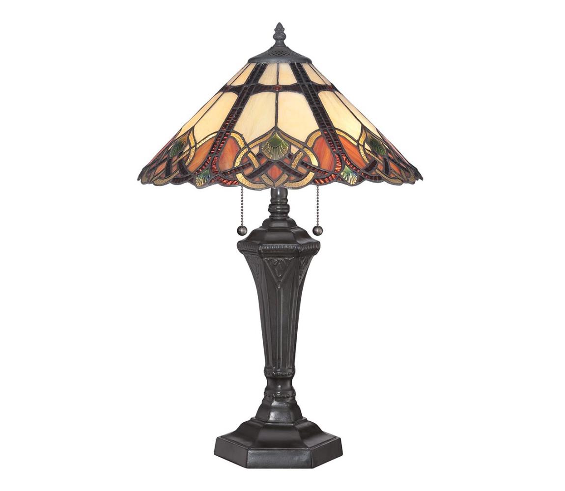 Elstead QZ-CAMBRIDGE-TL - Lampka stołowa BELLE 2xE27/75W/230V