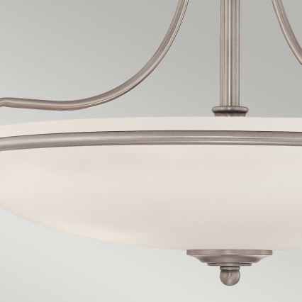 Elstead - Żyrandol natynkowy GRIFFIN 3xE27/100W/230V matowy chrom