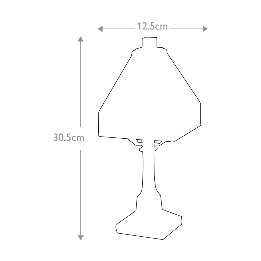 Elstead QZ-HOLMES-TL - Lampa stołowa HOLMES 1xE14/25W/230V