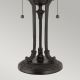 Elstead - Lampa stołowa INDUS 2xE27/60W/230V bursztyn szkło