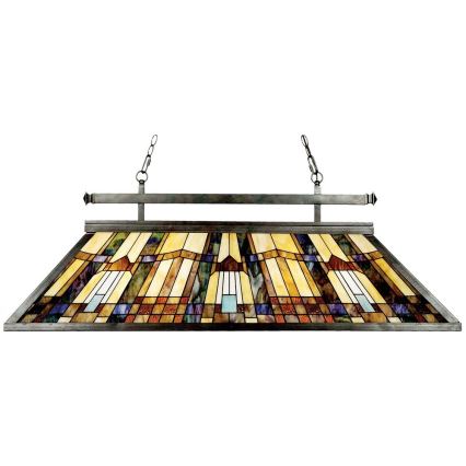 Elstead - Żyrandol Tiffany na łańcuchu INGLENOOK 3xE27/100W/230V