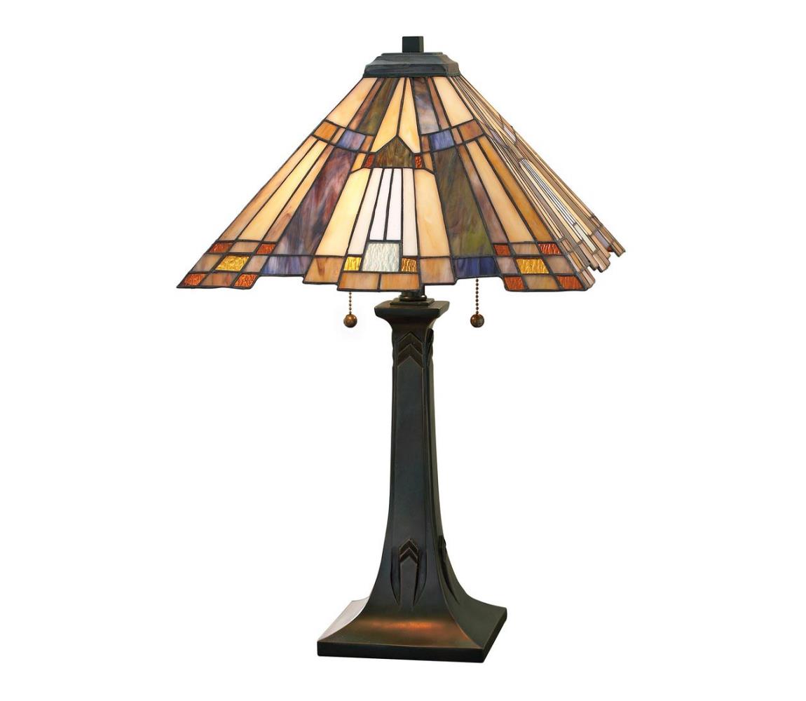 Elstead QZ-INGLENOOK-TL - Lampa stołowa INGLENOOK 2xE27/60W/230V