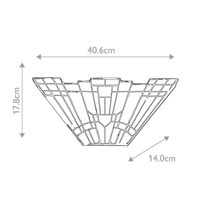 Elstead - Kinkiet ścienny Tiffany INGLENOOK 2xE14/60W/230V