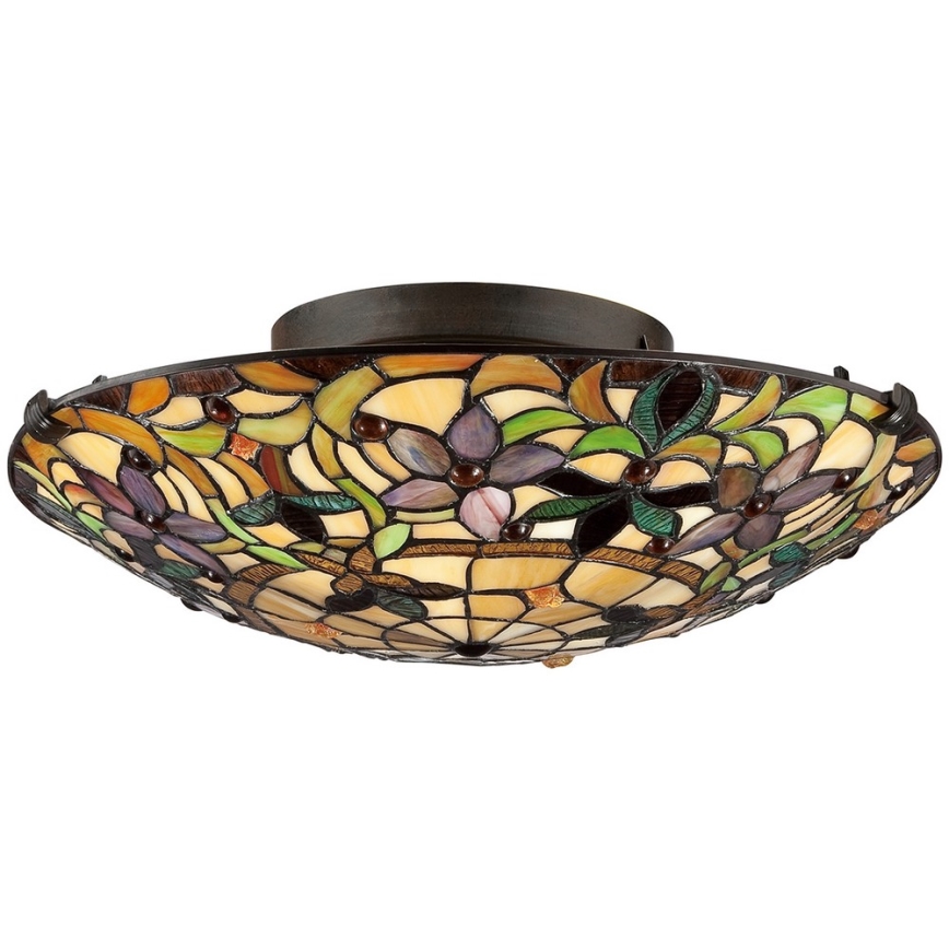 Elstead QZ-KAMI-F - Lampa sufitowa KAMI 2xE27/60W/230V