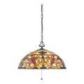 Elstead QZ-KAMI-P - Żyrandol na łańcuchu KAMI 3xE27/60W/230V