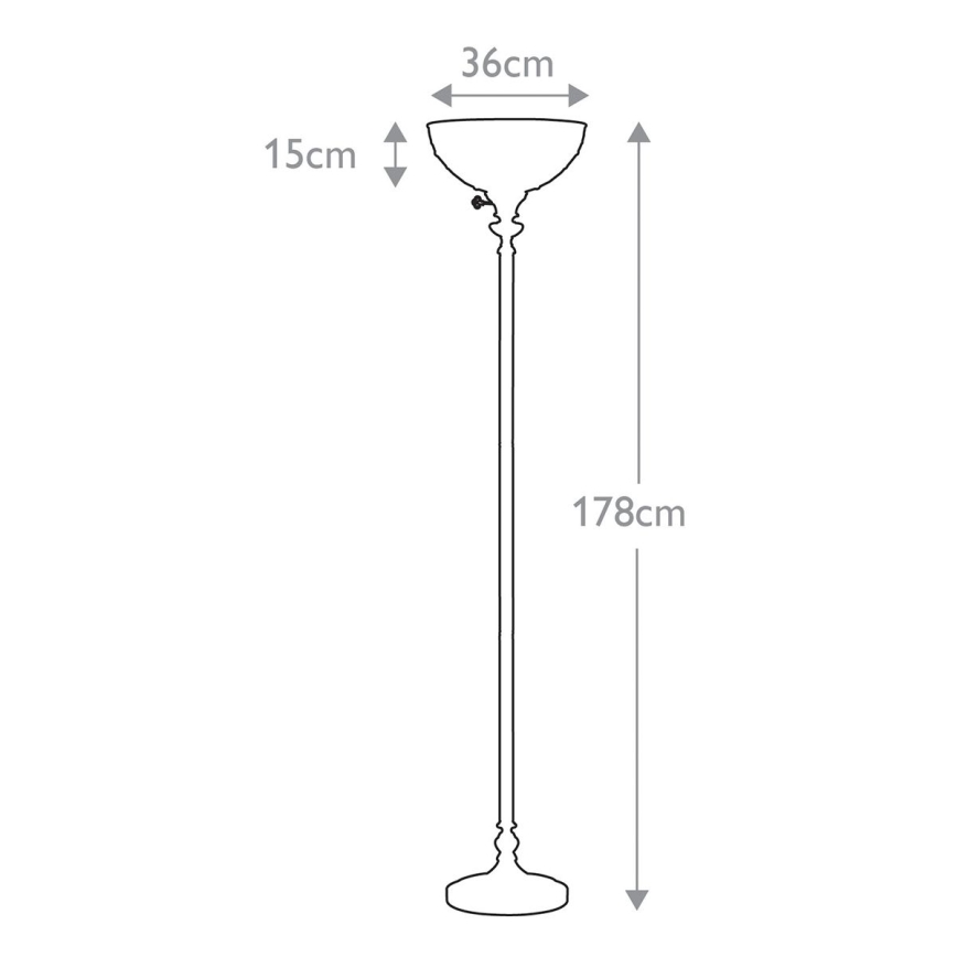 Elstead QZ-KAMI-UL - Lampa podłogowa KAMI 1xE27/100W/230V