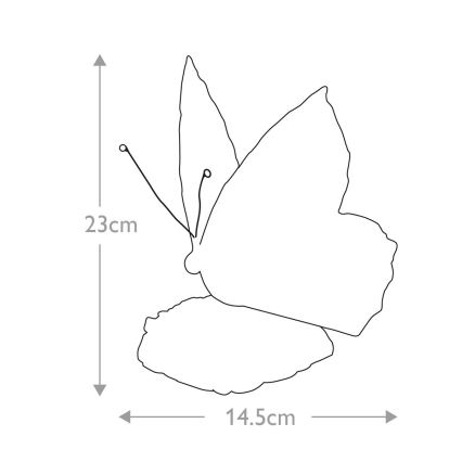Elstead QZ-OBUTTERFLY-TL - LED Oświetlenie dekoracyjne TIFFANY 1xG9/3W/12/230V motyl