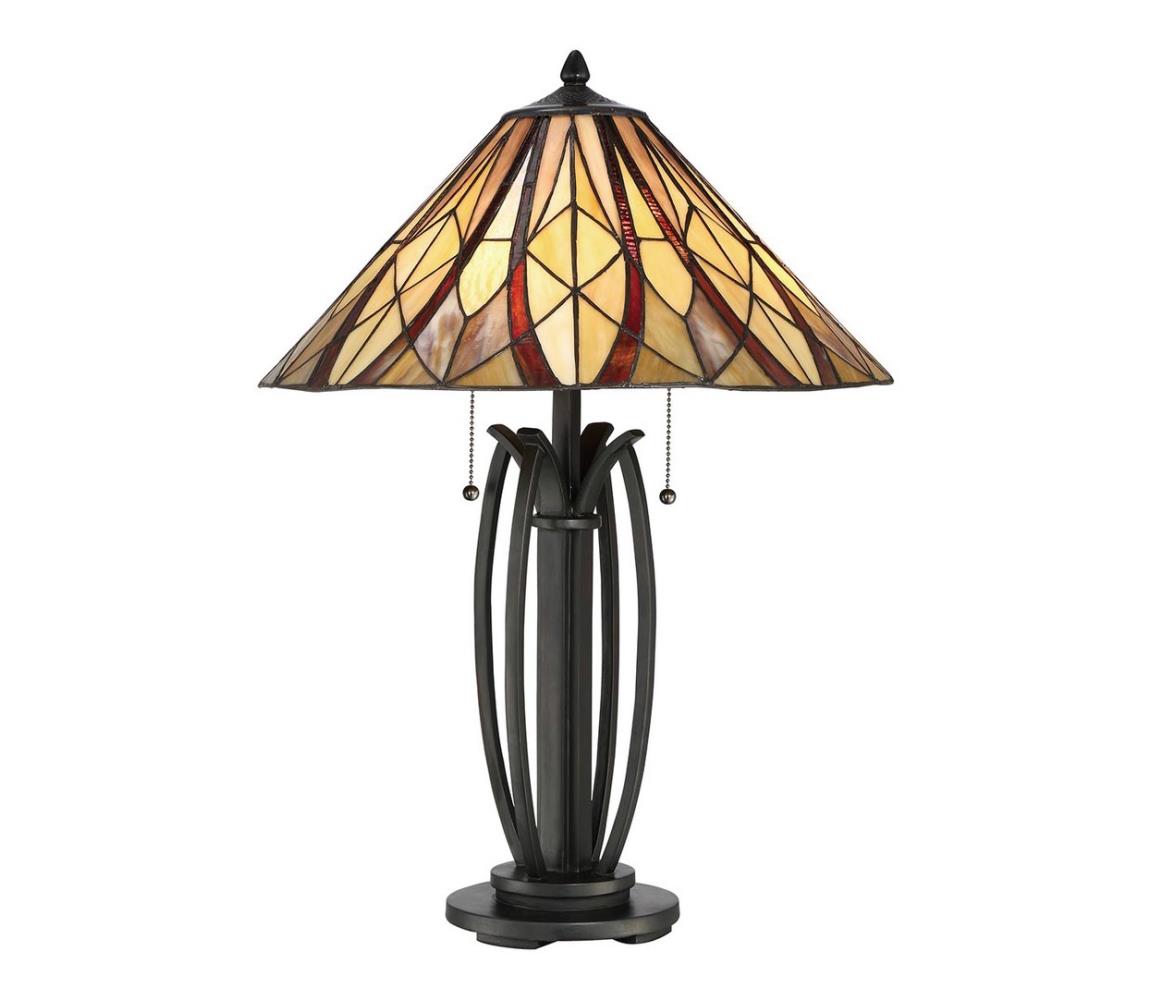 Elstead QZ-VICTORY-TL - Lampa stołowa VICTORY 2xE27/60W/230V
