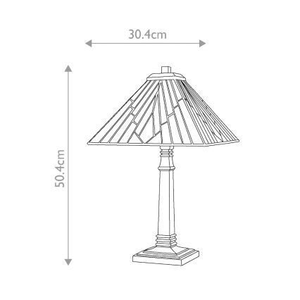 Elstead - Lampa stołowa ALDERLEY 1xE27/60W/230V