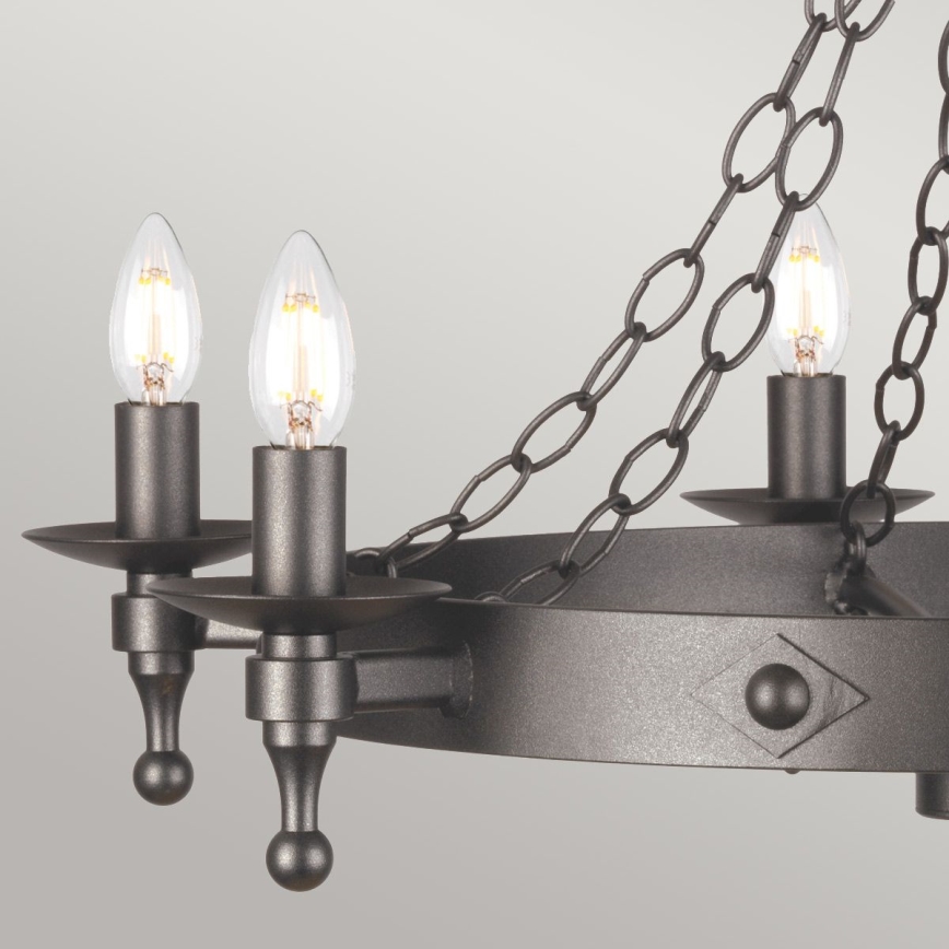 Elstead - Żyrandol na łańcuchu WARWICK 6xE14/60W/230V