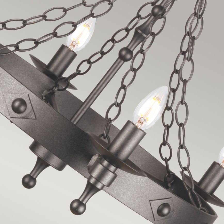 Elstead - Żyrandol na łańcuchu WARWICK 6xE14/60W/230V