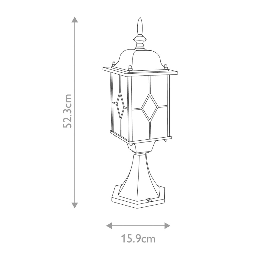 Elstead WX3 - Lampa zewnętrzna WEXFORD 1xE27/100W/230V IP44