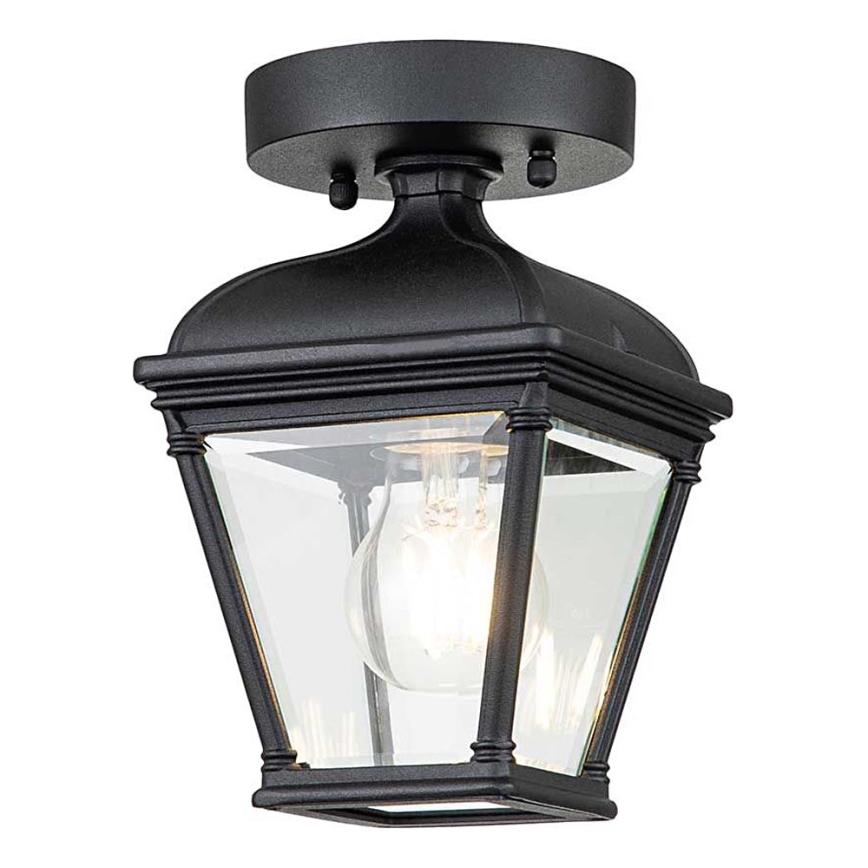 Elstead - Zewnętrzna oprawa sufitowa BAYVIEW 1xE27/60W/230V IP44 czarna