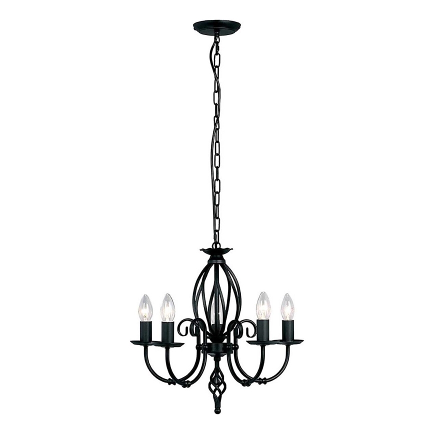 Elstead - Żyrandol na łańcuchu ARTISAN 5xE14/60W/230V