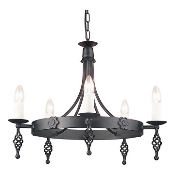 Elstead - Żyrandol na łańcuchu BELFRY 5xE14/60W/230V