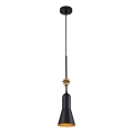 Elstead - Żyrandol na lince ETOILE 1xE27/60W/230V śr. 13,3 cm czarny