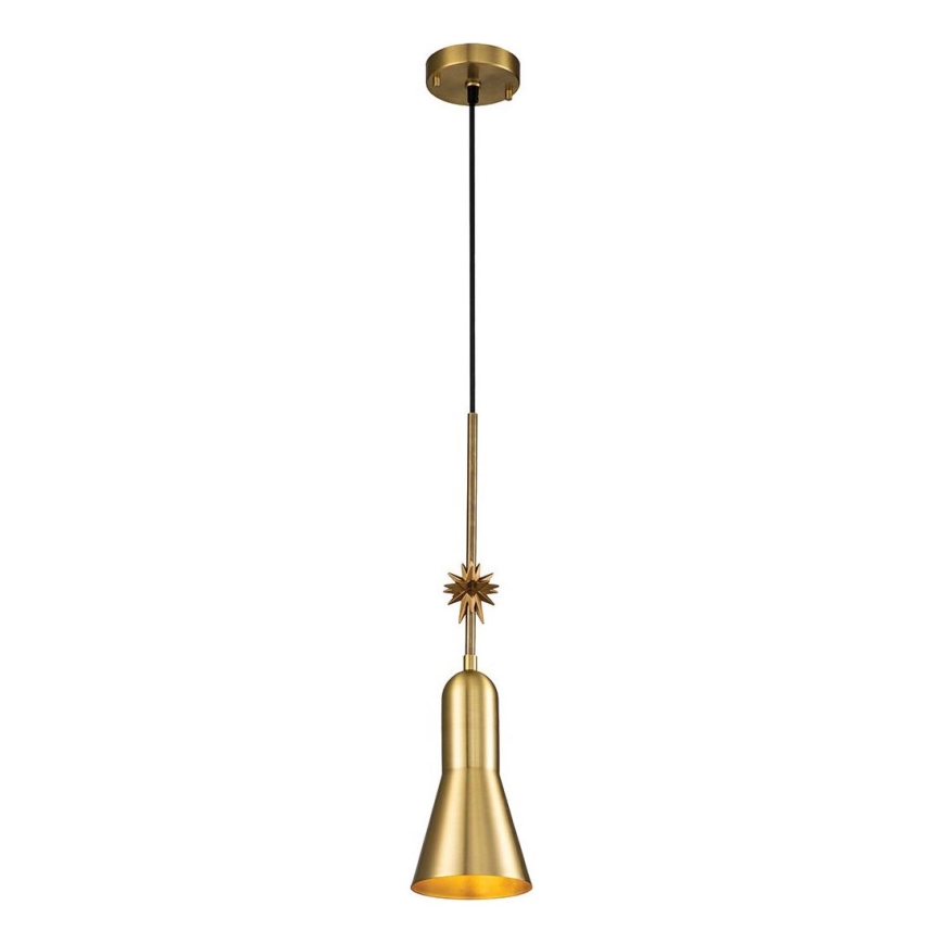 Elstead - Żyrandol na lince ETOILE 1xE27/60W/230V śr. 13,3 cm złoty