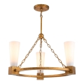 Elstead - Żyrandol na pręcie KRISTY 3xE27/40W/230V miedziany