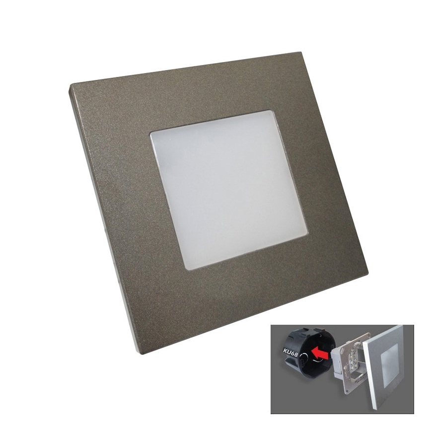 Luxera 48305 - Oprawa schodowa LED STEP LIGHT 16xLED SMD/1W/230V