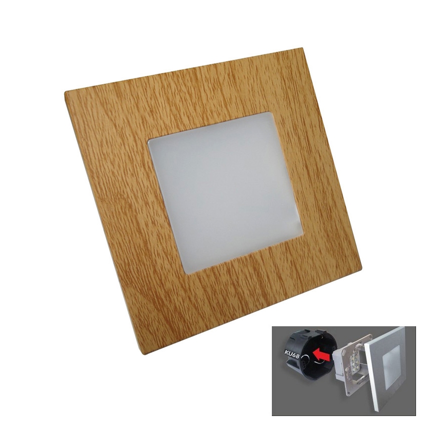 Emithor 48307 - Oprawa schodowa LED STEP LIGHT 16xLED SMD/1W/230V