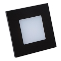 Emithor 48335 - LED Wbudowane światło STEP LIGHT LED/1W/230V czarne