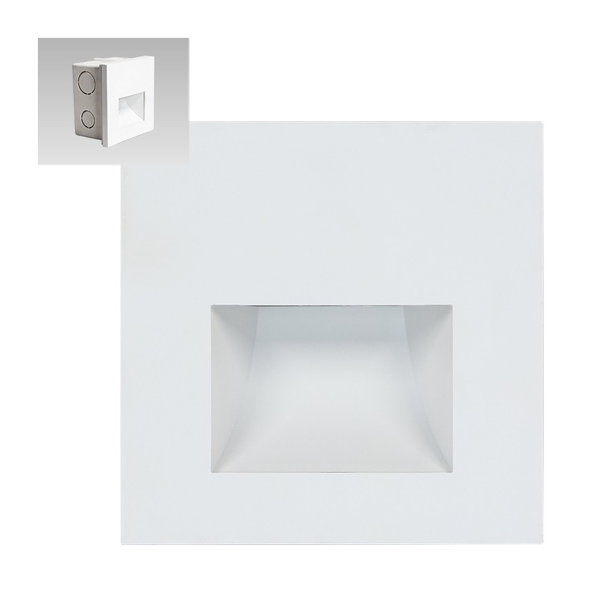 Emithor 70415 - LED oświetlenie schodowe SUNNY LED/1W/230V 4000K białe