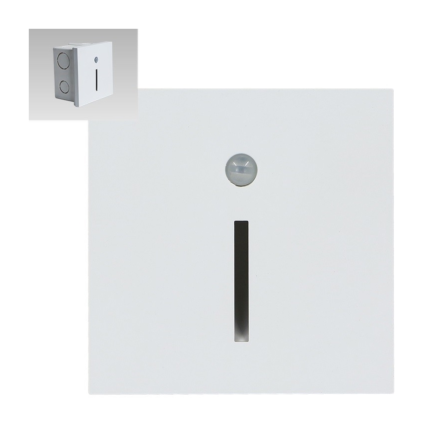 Emithor 70426 - LED Oświetlenie schodów z czujnikiem LINE LED/1W/230V 4000K białe