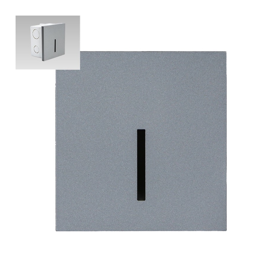 Emithor 70429 - LED Oświetlenie schodowe LINE LED/1W/230V 4000K szare