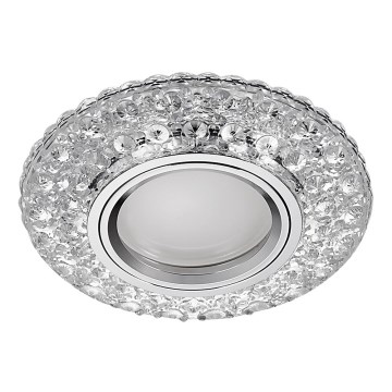 Emithor 71095 - Oprawa sufitowa LED ELEGANT GLASS FIX 1xGU10/50W + LED/3W STRIPE
