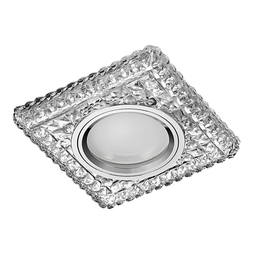 Emithor 71096 - Oprawa sufitowa LED ELEGANT GLASS FIX 1xGU10/50W + LED/3W STRIPE