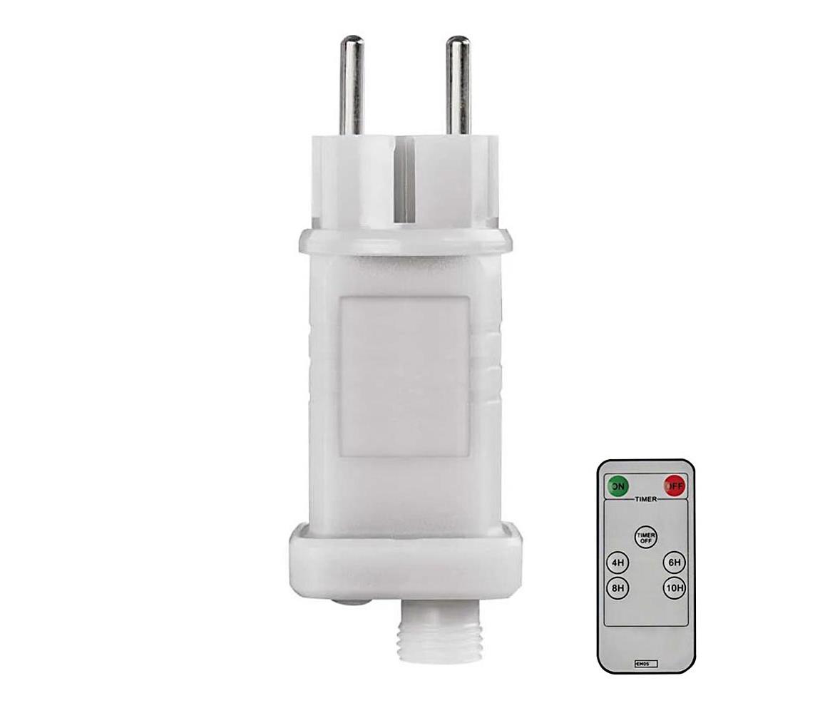 D1ZW02 - Zasilanie do podłączenia lampek choinkowych 230V IP44 + pilot