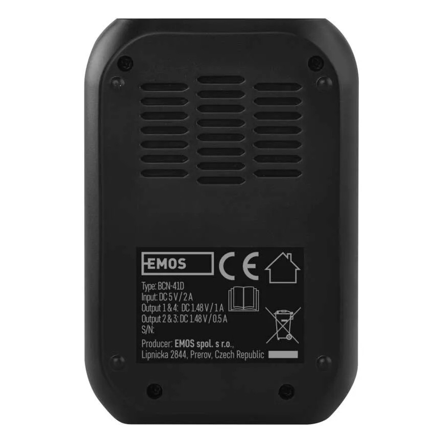 Ładowarka baterii z wyświetlaczem LCD 4xAA/AAA 5V